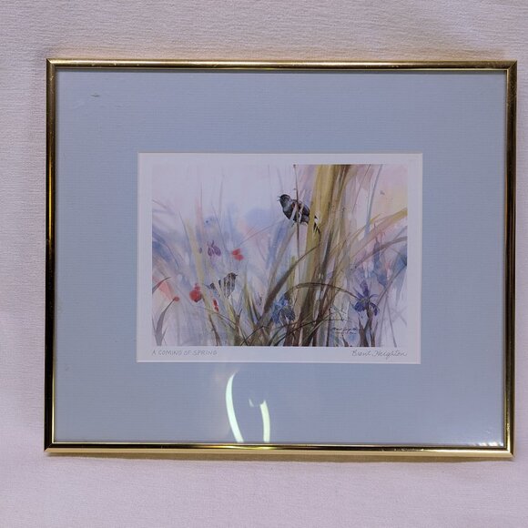 Vintage "A Coming of Spring" Print Signed by Brent Heighton (#EV1613) - Picture 1 of 11